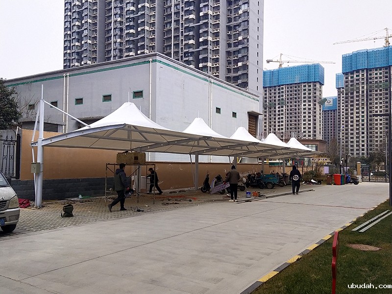 邯郸市荀子二小汽车棚膜结构